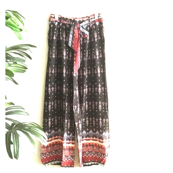 Rayon print pants - Picture 3 of 7